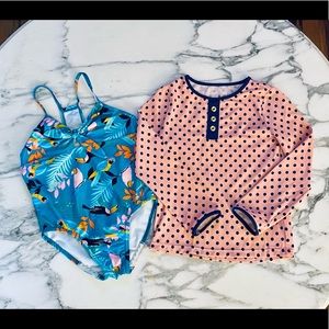 Baby Gap Rash Guard & Speedo Bathing Suit 🎀
